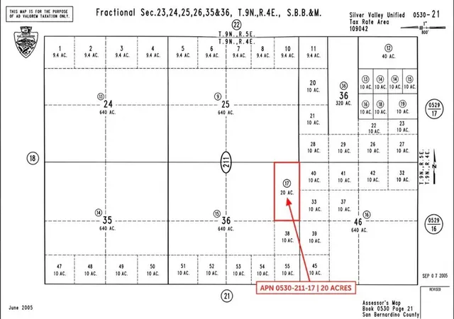 Land for sale at 530 No St Name #NO, Newberry Springs, CA 92365 | MLS# CV26214195