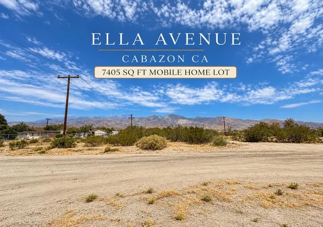Photo 1 of Land for sale at 0 Ella Ave, Cabazon, CA 92230 | MLS# 219153612PS | Listing updated on 2026-10-01