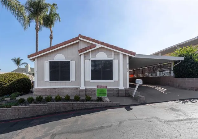 Manufactured home for sale at 1333 Olive Ave #20, Vista, CA 92083 | MLS# NDP2609197