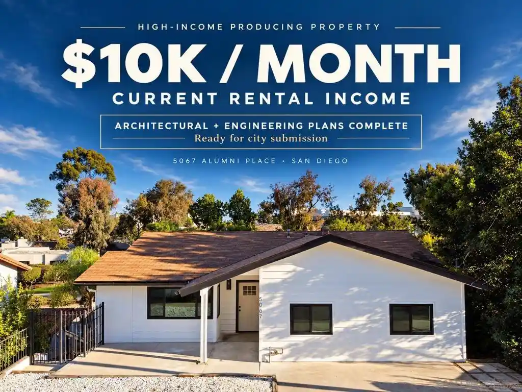 Photo 1 of Multi family home for sale at 5067 Alumni Pl, San Diego, CA 92115 | MLS# 260024151SD | Listing updated on 2026-10-30