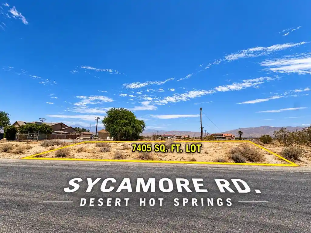Photo 1 of Sale Pending at 0 Sycamore Rd, Desert Hot Springs, CA 92240 | MLS# 219153800PS | Listing updated on 2026-10-16