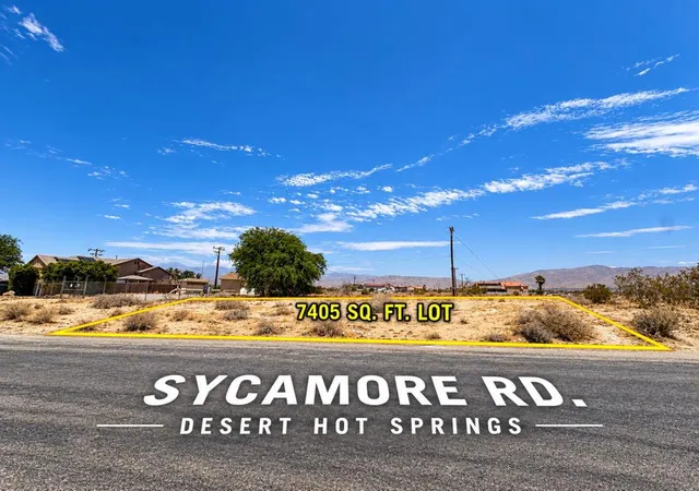 Land for sale at 0 Sycamore Rd, Desert Hot Springs, CA 92240 | MLS# 219153800PS