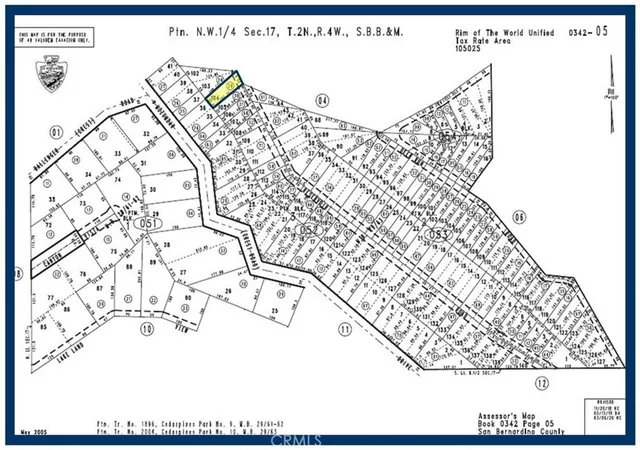 Photo 1 of Land for sale at 104 Lot Reservoir Rd, Cedarpines Park, CA 92322 | MLS# HD26216744 | Listing updated on 2026-10-05