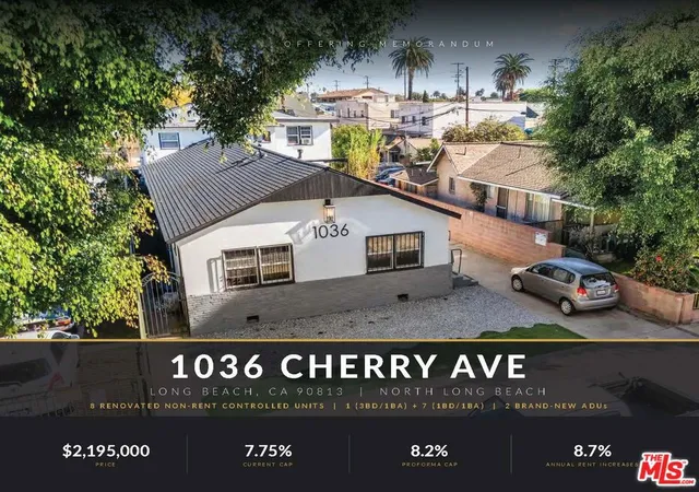Multi family home for sale at 1036 Cherry Ave, Long Beach, CA 90813 | MLS# 26997193