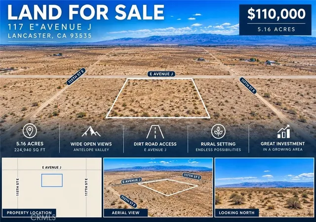 Photo 1 of Land for sale at 117 E Ave J, Lancaster, CA 93535 | MLS# SB26217311 | Listing updated on 2026-10-08
