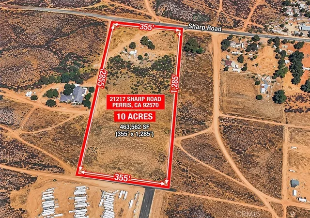 Land for sale at 21217 Sharp, Perris, CA 92570 | MLS# CV26217389