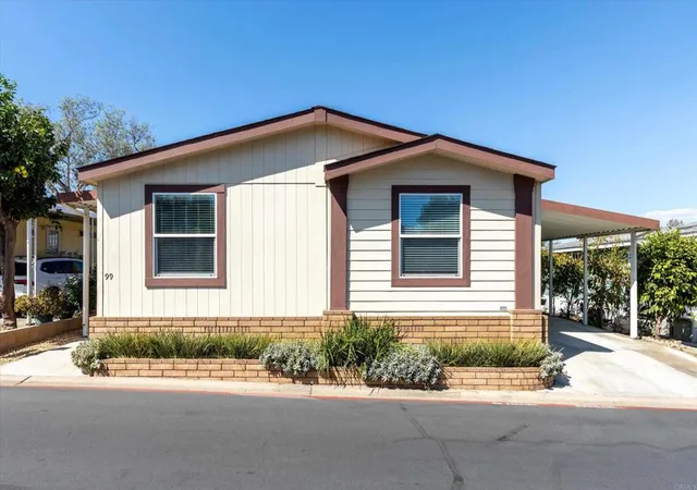Manufactured home for sale at 155 Las Flores Dr #99, San Marcos, CA 92069 | MLS# NDP2609340