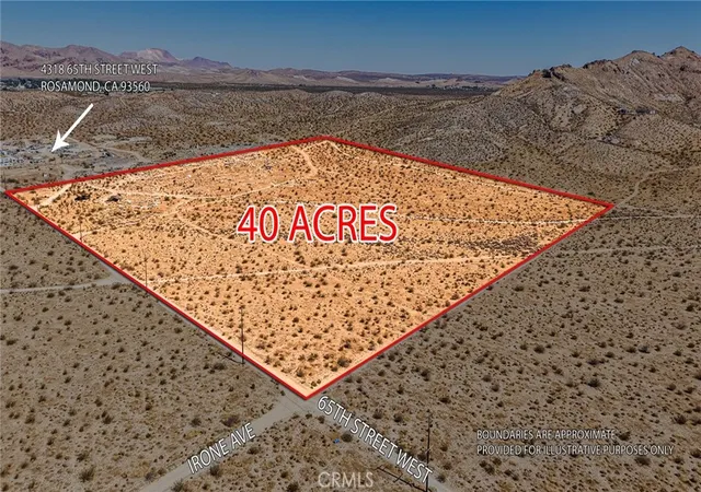 Land for sale at 4300 65th Street W, Rosamond, CA 93560 | MLS# OC26218723