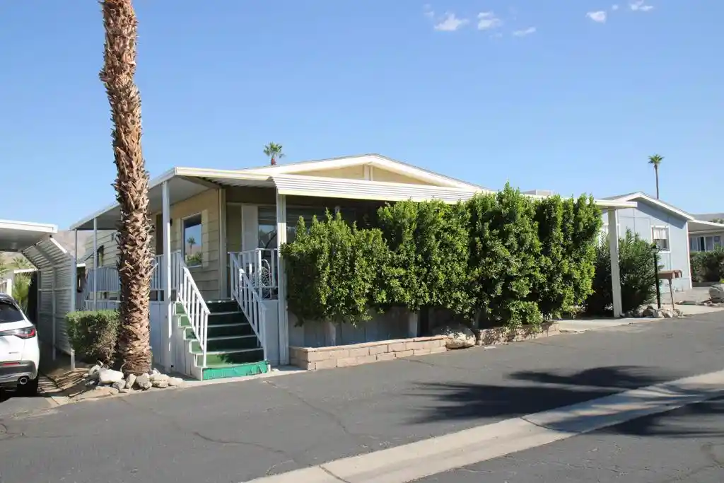 Photo 1 of Manufactured home for sale at 18555 Roberts Rd #43, Desert Hot Springs, CA 92241 | MLS# 219154002DA | Listing updated on 2026-10-09