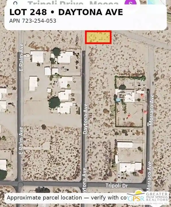 Land for sale at 0 Dayton Ave, Mecca, CA 92254 | MLS# 26999325PS