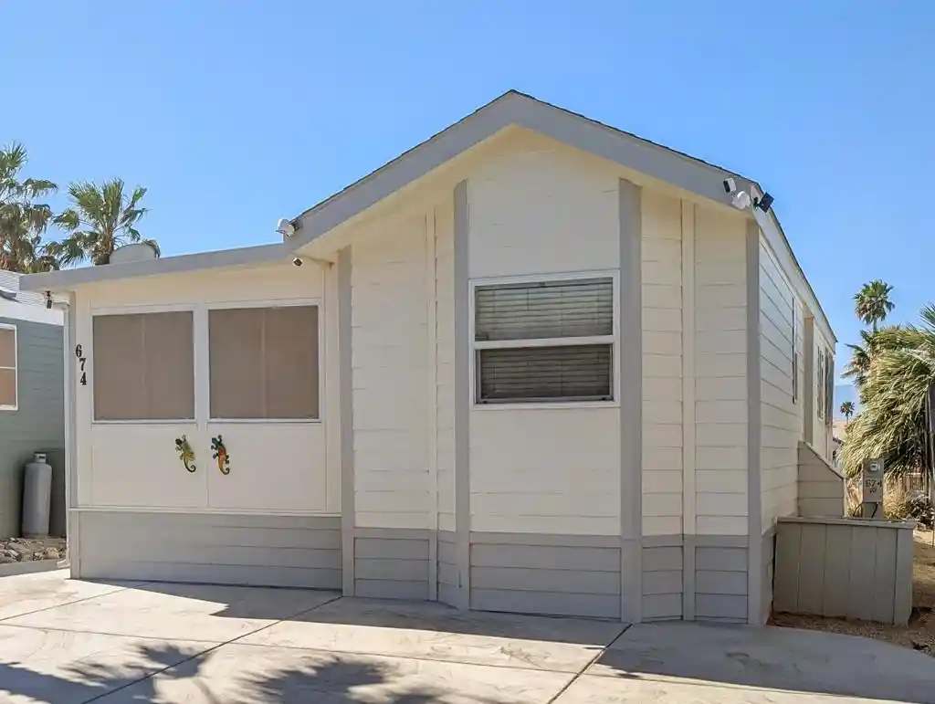 Photo 1 of Manufactured home for sale at 70200 Dillon Rd #674, Desert Hot Springs, CA 92241 | MLS# 219154293DA | Listing updated on 2026-10-14