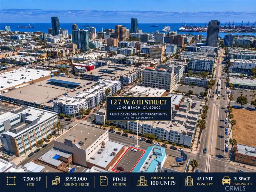 Photo 1 of Land for sale at 127 West 6th, Long Beach, CA 90802 | MLS# PW26224658 | Listing updated on 2026-10-22