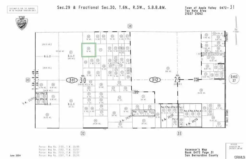 Photo 1 of Land for sale at 1 Los Padres Rd, Apple Valley, CA 92307 | MLS# HD26226370 | Listing updated on 2026-10-19