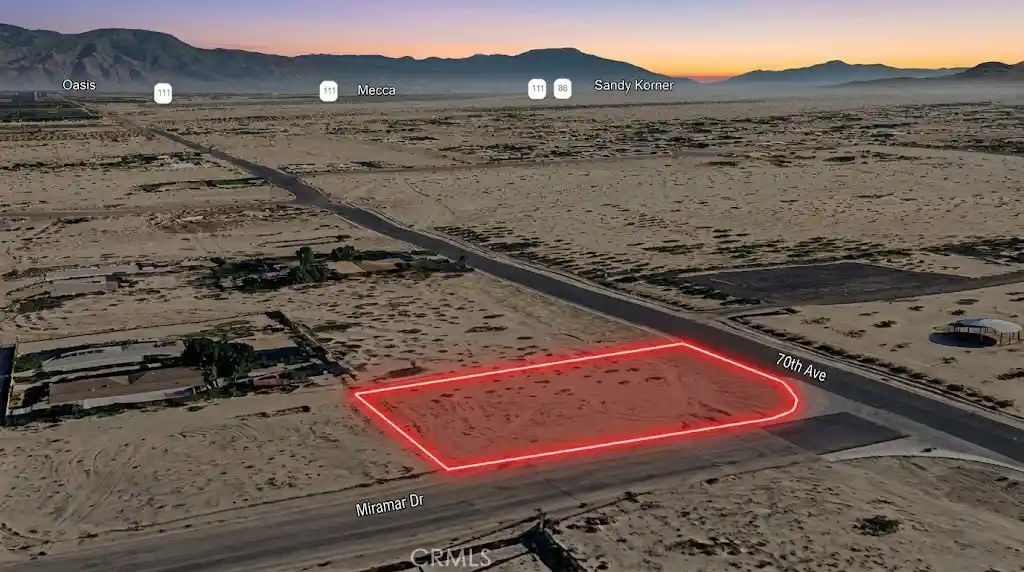 Photo 1 of Land for sale at 0 70th Avenue, Mecca, CA 92254 | MLS# SC26227335 | Listing updated on 2026-10-20