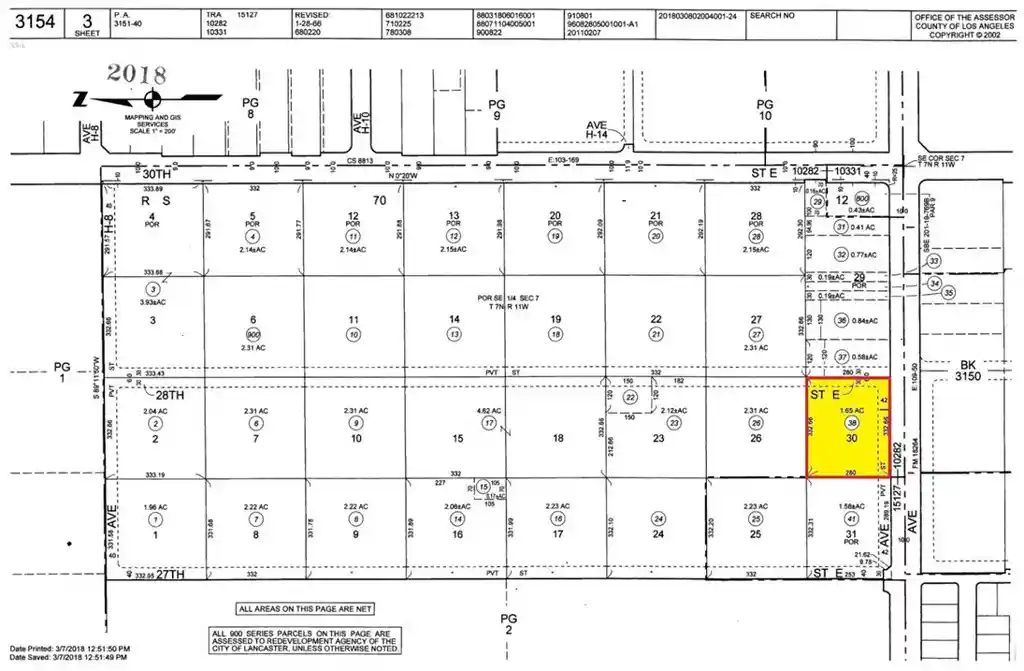 Photo 1 of Land for sale at 0 E Ave I, Lancaster, CA 93535 | MLS# IV26227443 | Listing updated on 2026-10-20