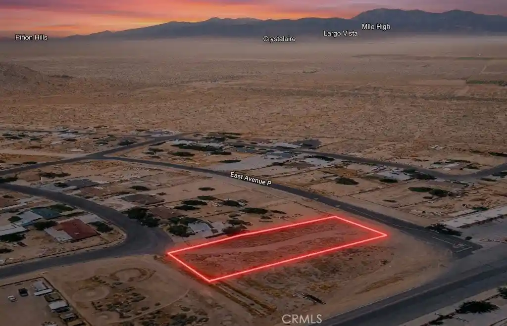 Photo 1 of Land for sale at 0 Vac Ave P Vic, Palmdale, CA 93591 | MLS# SC26228229 | Listing updated on 2026-10-21