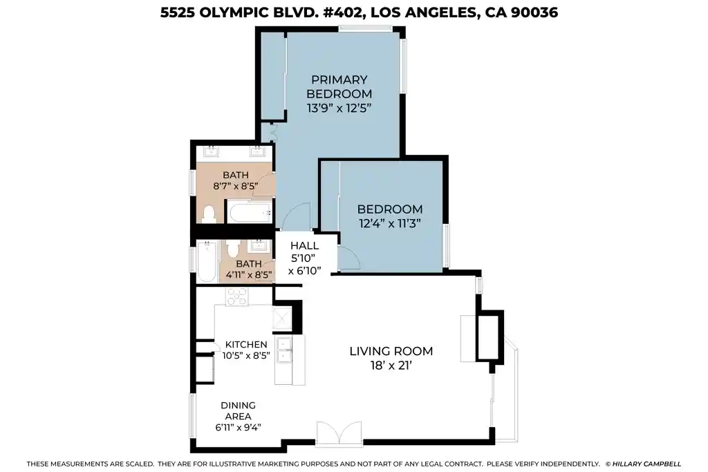 Condo for sale at 5525 W Olympic Blvd #402, Los Angeles, CA 90036 | MLS# 26103593