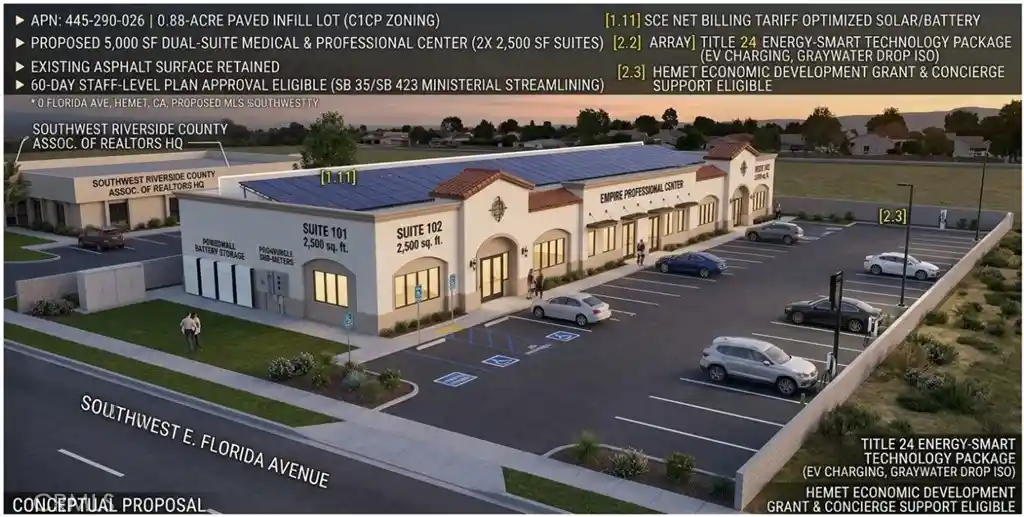 Photo 1 of Land for sale at 0 Florida, Hemet, CA 92544 | MLS# IG26230989 | Listing updated on 2026-10-27