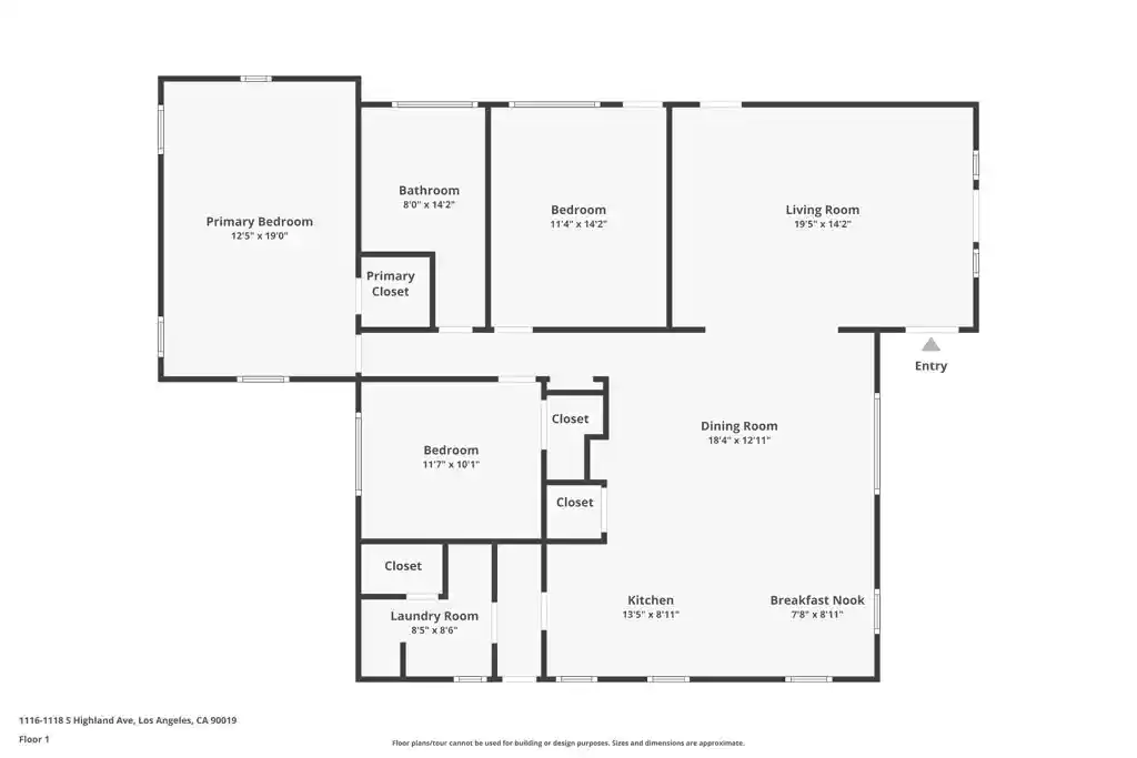 Multi family home for sale at 1116 S - 1118 Highland Ave, Los Angeles, CA 90019 | MLS# 26104984