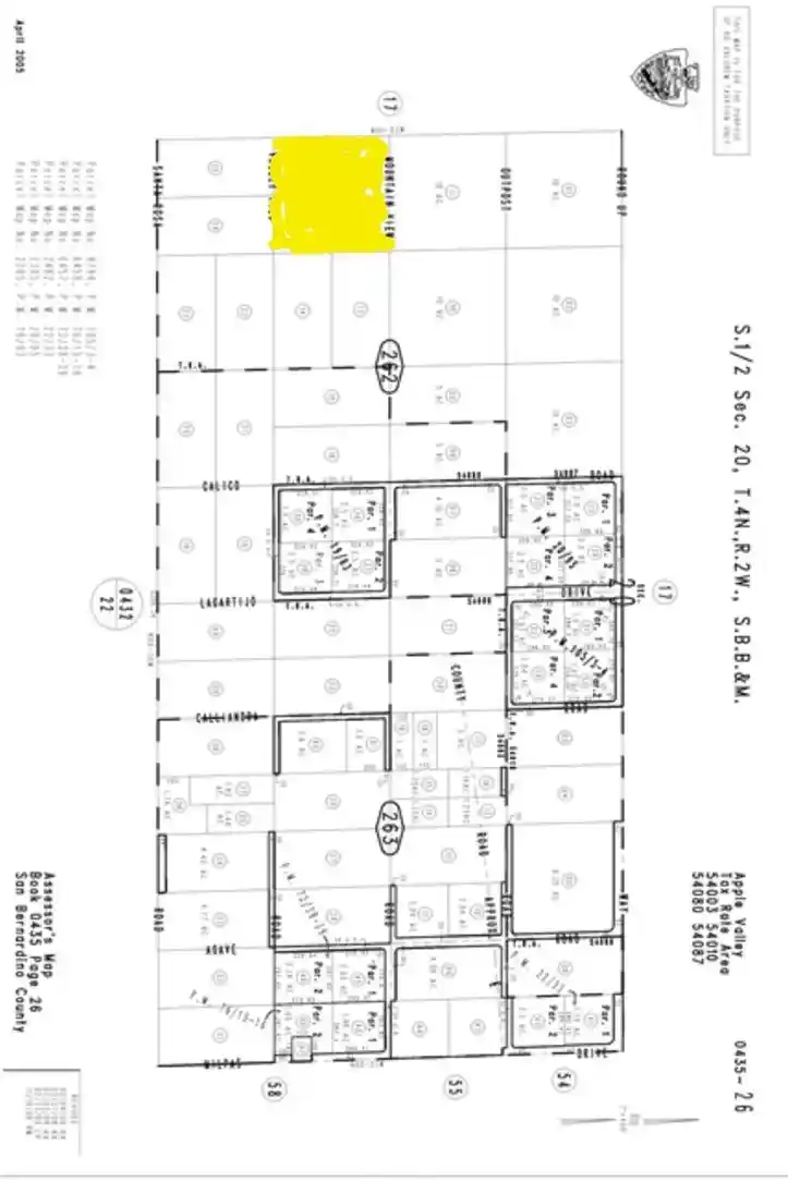 Photo 1 of Land for sale at 0 Off Mountain View Rd, Apple Valley, CA 92308 | MLS# 538086 | Listing updated on 2026-10-22