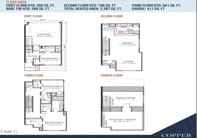 Photo 33 of Townhouse for sale at 512 Gordon St #1101, Durham, NC 27701 | MLS# 10154453 | Listing updated on 2026-04-27