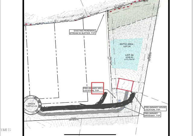 Photo 2 of Land for sale at 178 Green Turtle Ln, Pittsboro, NC 27312 | MLS# 10061223 | Listing updated on 2026-07-18