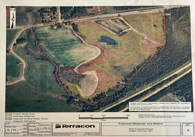 Photo 3 of Land for sale at 555 Corbett Rd, Nashville, NC 27856 | MLS# 10122129 | Listing updated on 2026-07-18