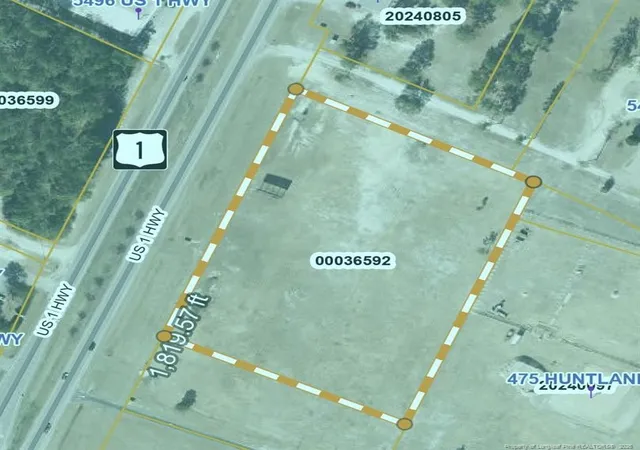 Photo 2 of Land for sale at Tbd US 1 Hwy, Vass, NC 28394 | MLS# 750794 | Listing updated on 2026-08-18