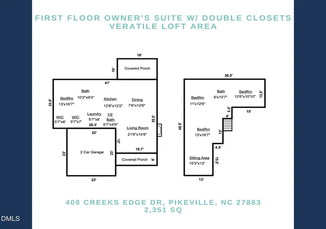 Homes for sale in Pikeville, NC | 408 Creeks Edge Dr, Pikeville, NC 27863 | MLS# 10134131