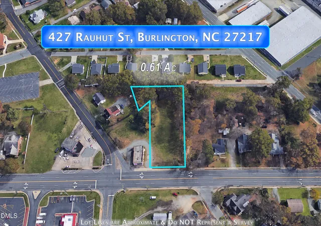 Photo 3 of Land for sale at 427 Rauhut St, Burlington, NC 27217 | MLS# 10135897 | Listing updated on 2026-07-18