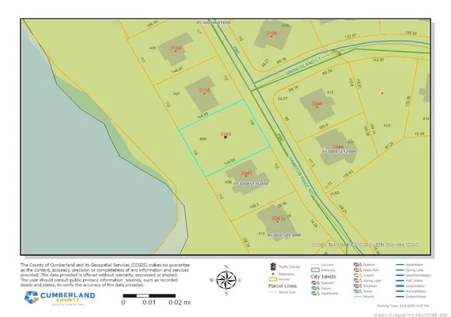 Photo 2 of Land for sale at 3049 Hampton Ridge Rd, Fayetteville, NC 28311 | MLS# 754431 | Listing updated on 2026-08-23