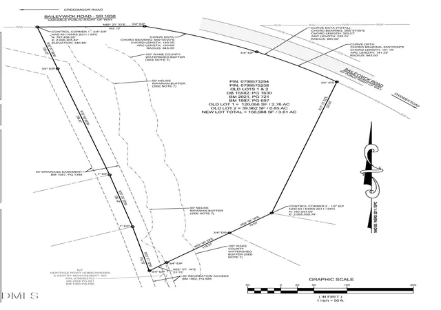 Photo 3 of Land for sale at 9709 Baileywick Rd, Raleigh, NC 27615 | MLS# 10149226 | Listing updated on 2026-07-18