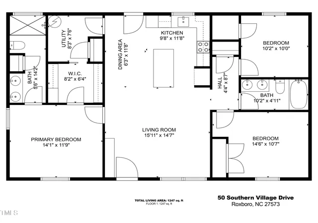 5th image of 50 Southern Village Dr, Roxboro, NC 27573 | MLS# 10147773