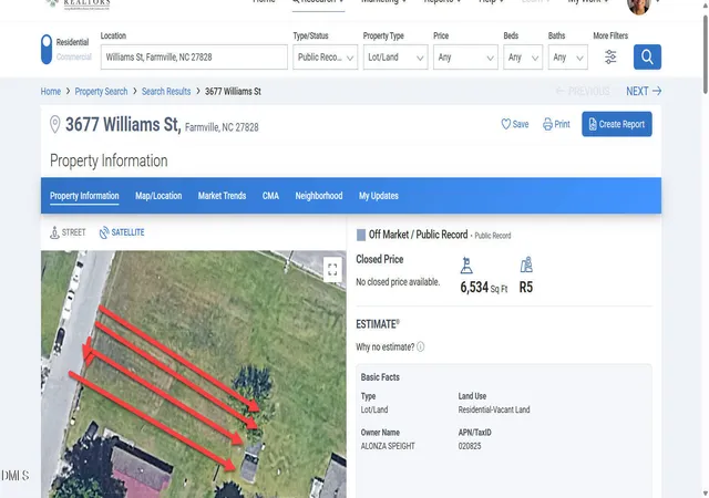 Homes for sale in Farmville, NC | 0 Williams St, Farmville, NC 27828 | MLS# 10149722