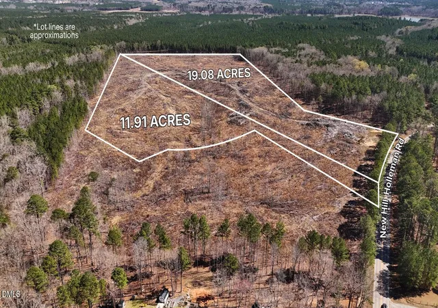 Photo 2 of Land for sale at 4321&4333 New Hl Holleman Rd, New Hill, NC 27562 | MLS# 10153455 | Listing updated on 2026-07-18