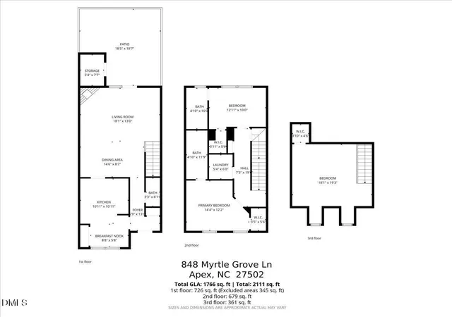 Homes for sale in Apex, NC | 848 Myrtle Grove Ln, Apex, NC 27502 | MLS# 10151750