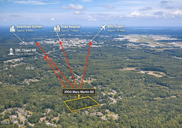 Photo 1 of Land for sale at 3900 Mary Martin Rd, Durham, NC 27703 | MLS# 10153179 | Listing updated on 2026-08-24