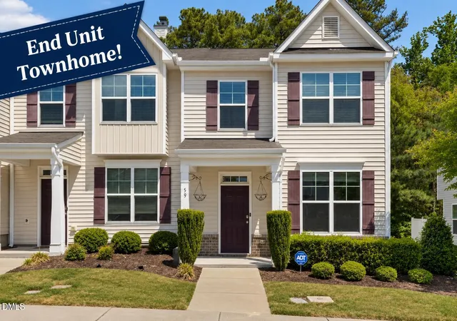 Photo 1 of Townhouse for sale at 102 Harvest Oaks Ln #59, Durham, NC 27703 | MLS# 10162046 | Listing updated on 2026-09-16