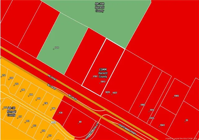 Photo 3 of Land for sale at 1813 Nc 24 87 Hwy, Cameron, NC 28326 | MLS# 760957 | Listing updated on 2026-08-12
