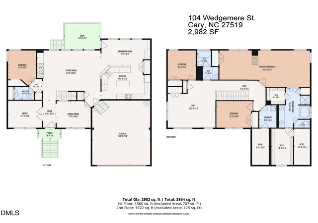 Photo 2 of Single family home for sale at 104 Wedgemere St, Cary, NC 27519 | MLS# 10187912 | Listing updated on 2026-10-05