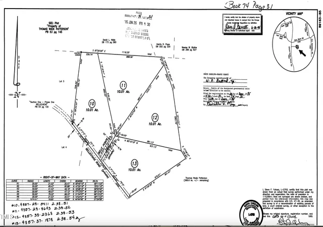 Photo 4 of Land for sale at Lot 10 Bellechase Rd, Hillsborough, NC 27278 | MLS# 10163110 | Listing updated on 2026-07-18