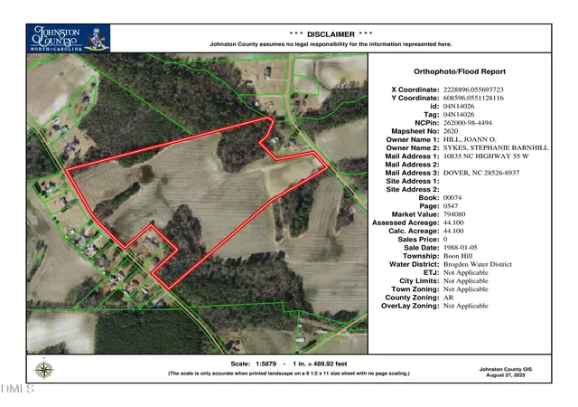 Photo 2 of Land for sale at 0 Brogden Rd, Smithfield, NC 27577 | MLS# 10165359 | Listing updated on 2026-07-18