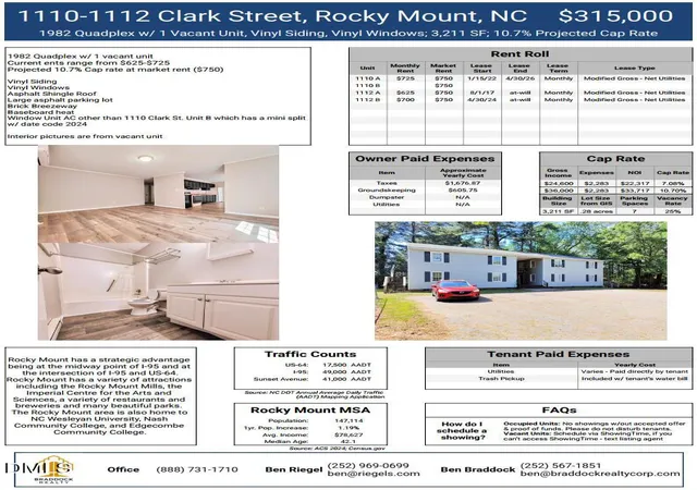 2nd image of 1110 Clark St, Rocky Mount, NC 27801 | MLS# 10164709