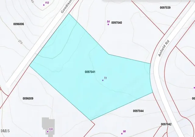 Photo 2 of Land for sale at 72 Anfield Rd, New Hill, NC 27562 | MLS# 10165885 | Listing updated on 2026-07-18