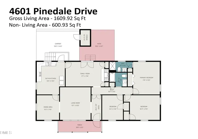 Photo 39 of Single family home for sale at 4601 Pinedale Dr, Durham, NC 27705 | MLS# 10172345 | Listing updated on 2026-08-02