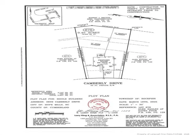 45th image of 3609 Camberly (lot 876) Dr, Fayetteville, NC 28306 | MLS# 763031
