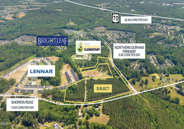 Photo 1 of Land for sale at 1287 Sherron Rd, Durham, NC 27703 | MLS# 10174188 | Listing updated on 2026-07-18