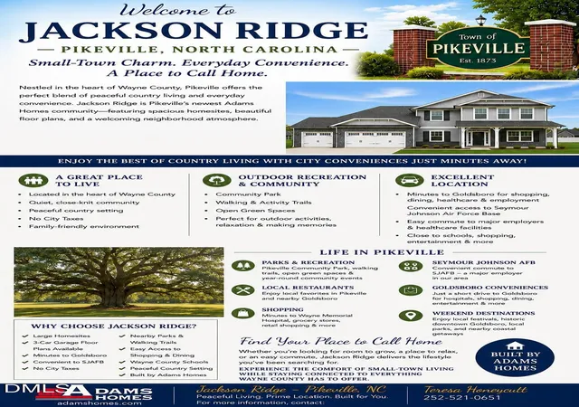 Homes for sale in Pikeville, NC | 200 Jackson Rdg Wy, Pikeville, NC 27863 | MLS# 10175383