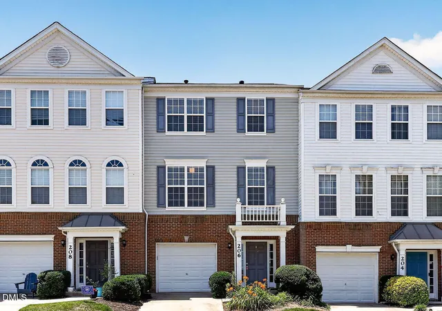 Photo 1 of Townhouse for sale at 206 Great Ridge Ct, Morrisville, NC 27560 | MLS# 10186173 | Listing updated on 2026-08-13