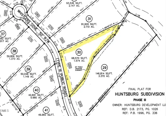 Photo 3 of Land for sale at 250 Whistlers Cvs, Louisburg, NC 27549 | MLS# 10177312 | Listing updated on 2026-10-05